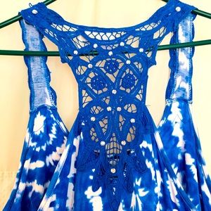 Inc beach long dress LN Sz XL